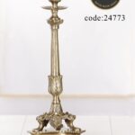 شمعدان تک شعله برنجی